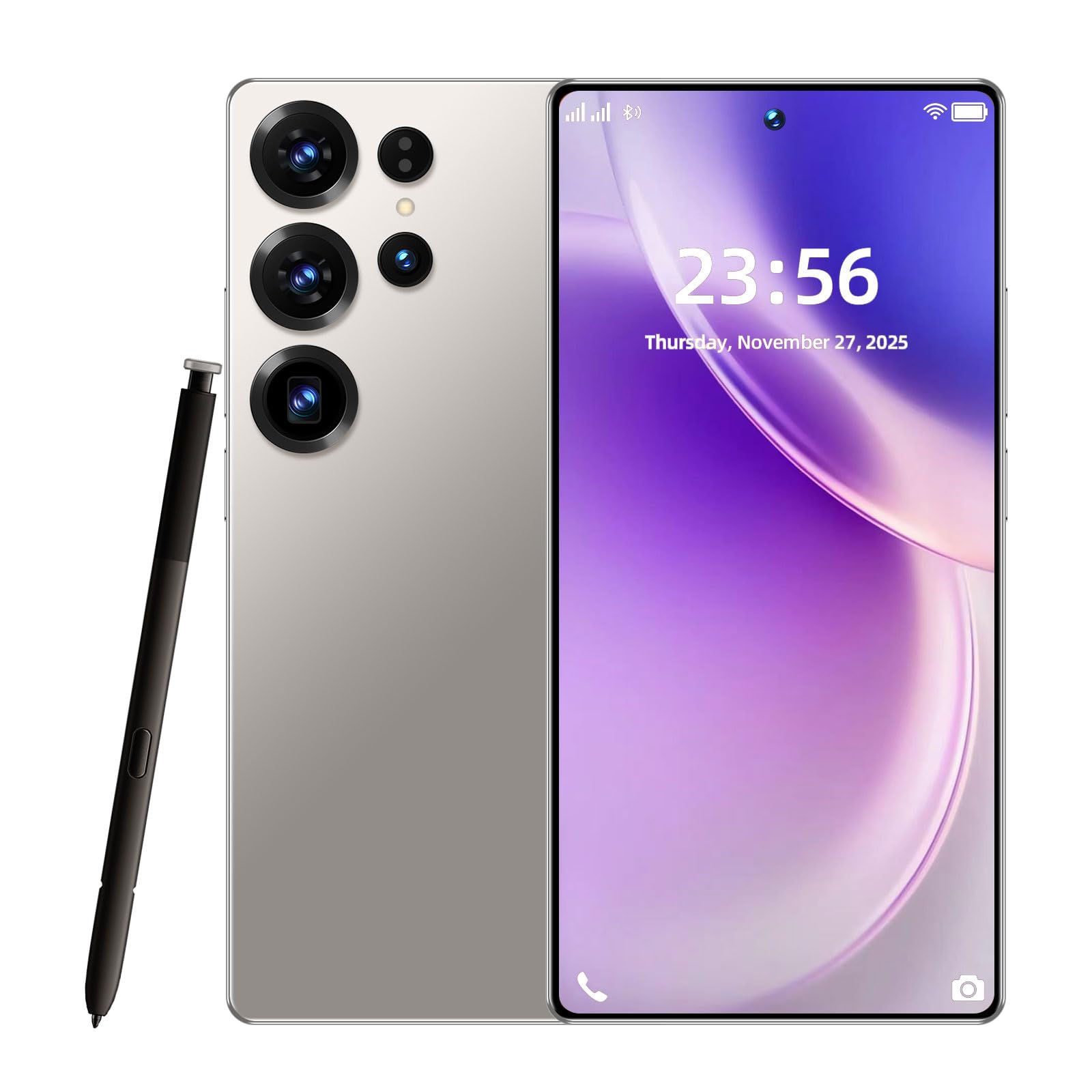 S25 Ultra 5G Unlocked Phone,Android 16 Mobile Phone, 6.9"+120Hz HD Display Smartphone, 7000mAh Long Battery Life-16+512GB Storage, 108MP Camera/GPS/Face Unlock Cell Phone-Pink — view 11