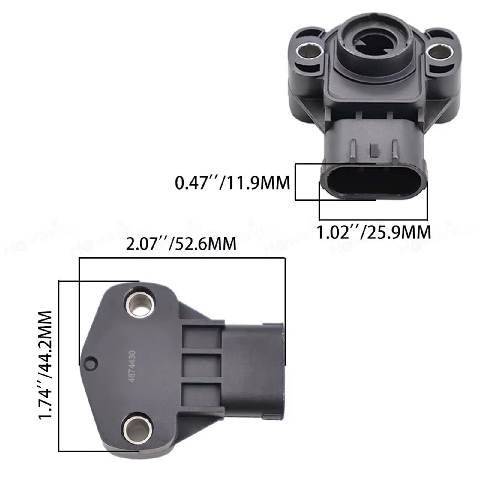 Sensore acceleratore per Eagle per Talon 1995 1996 1997 1998 Ricambi Auto Sensore Posizione acceleratore OEM: 4874430 4874430AB TPS6028
