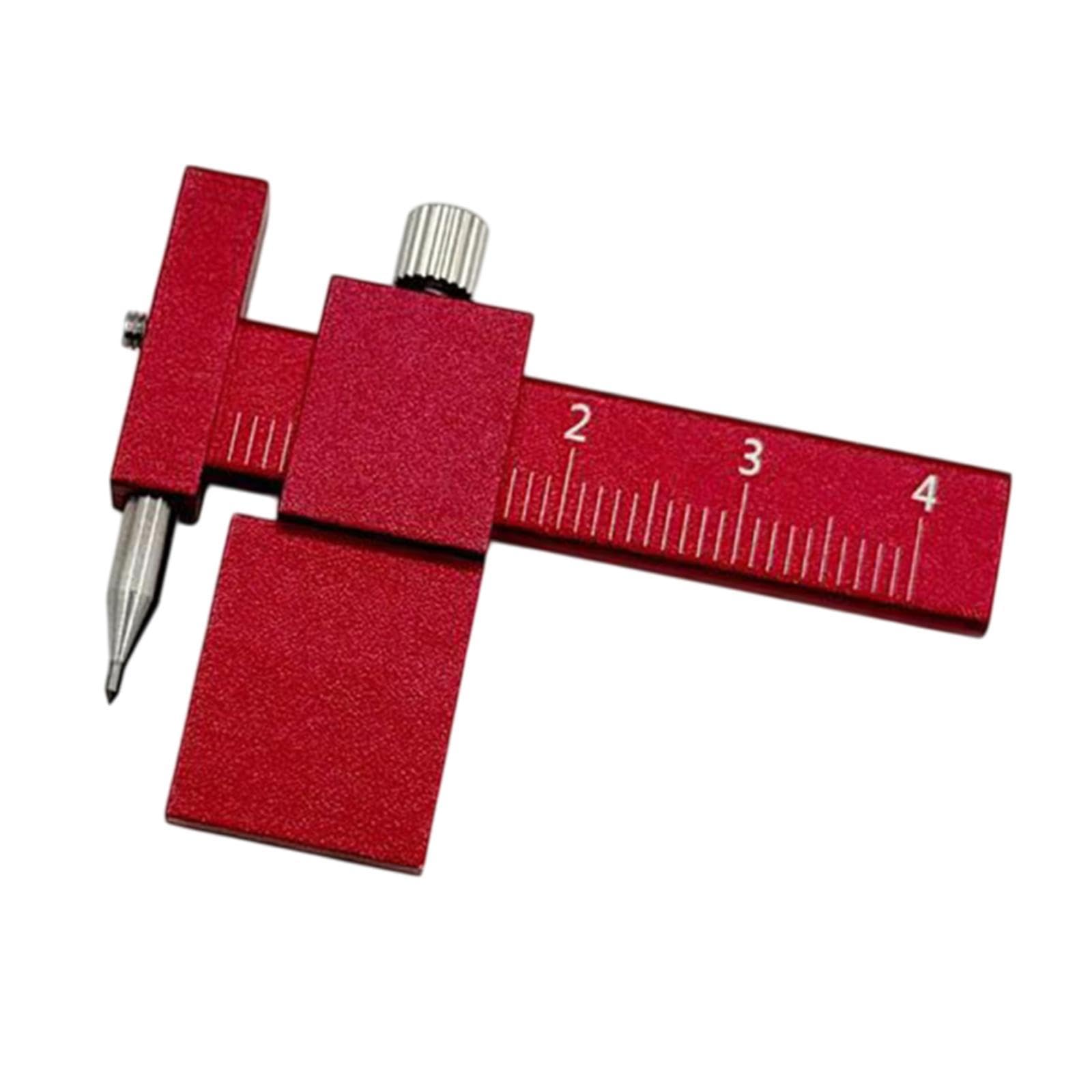 Woodworking Scriber Equidistant Parallel Scriber Alloy Engraving Ruler for Scale Model Modeler Craft Tool