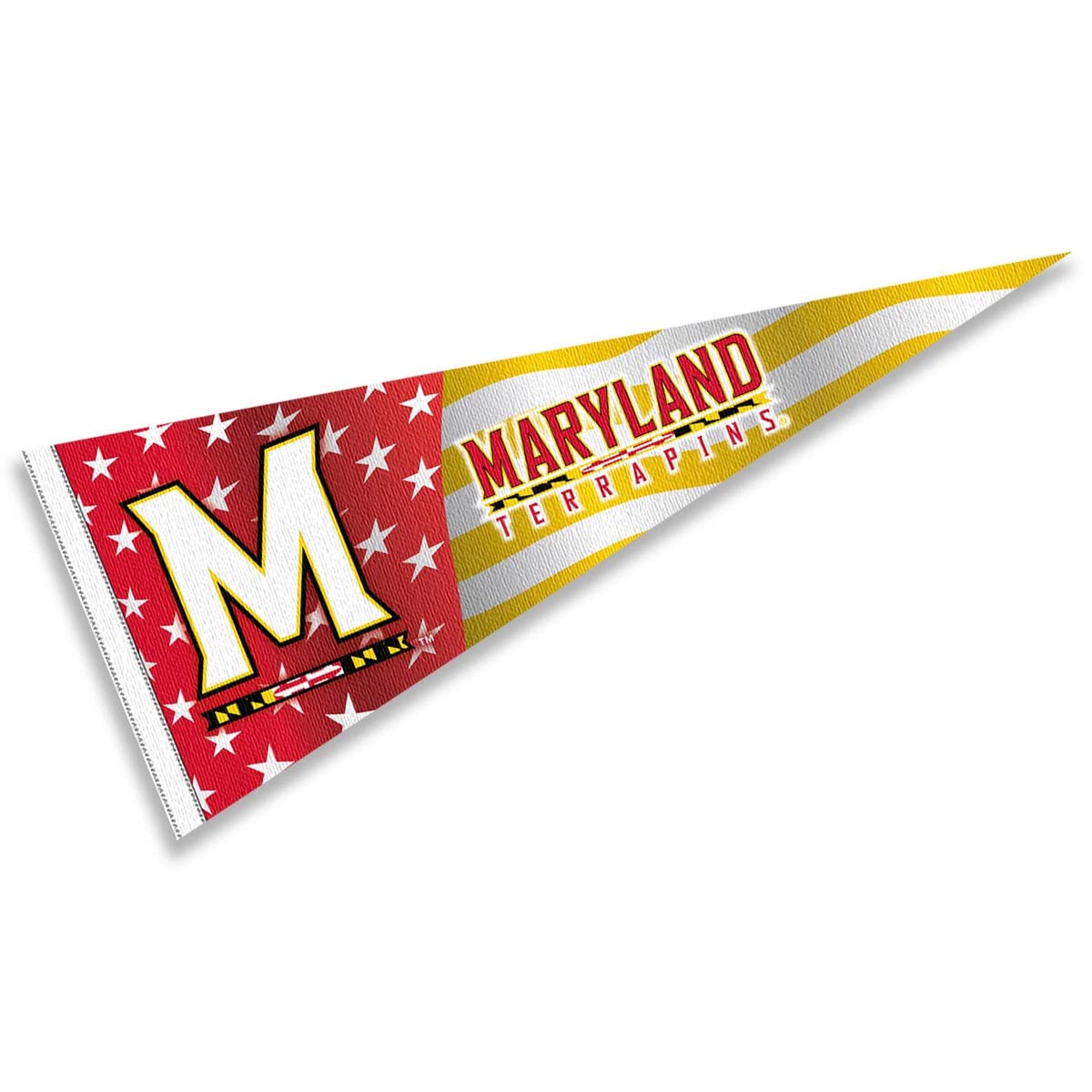 Maryland Terrapins Nation USA Stars and Stripes Pennant Pennant Banner Flag