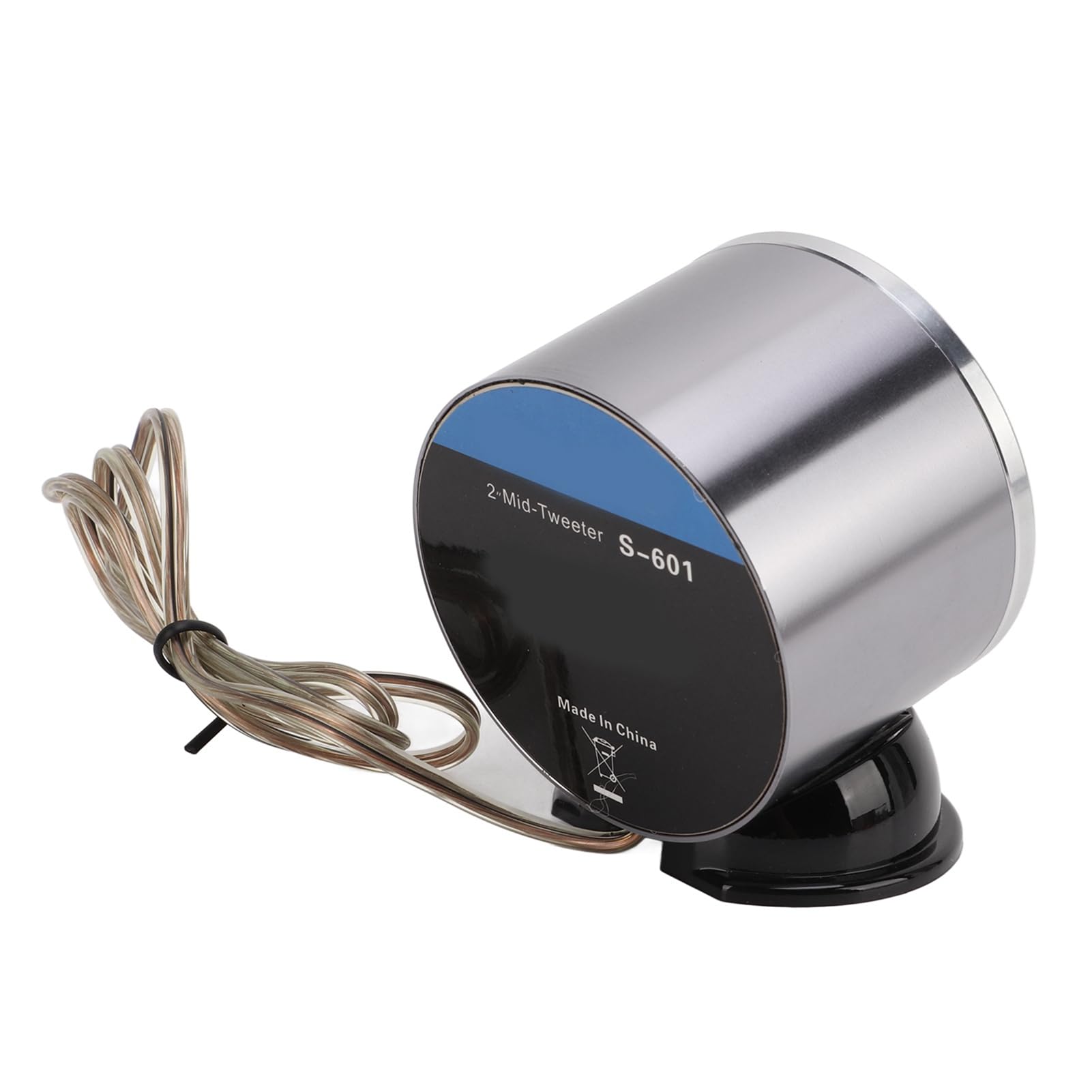 Altoparlanti Midrange per Auto da 2,5 Pollici Audio Surround Stereo HIFI da 110 W Guscio in Lega di Alluminio per Auto o Aggiornamento Pannello Porta Cruscotto Kit di Installazione su Pilastro