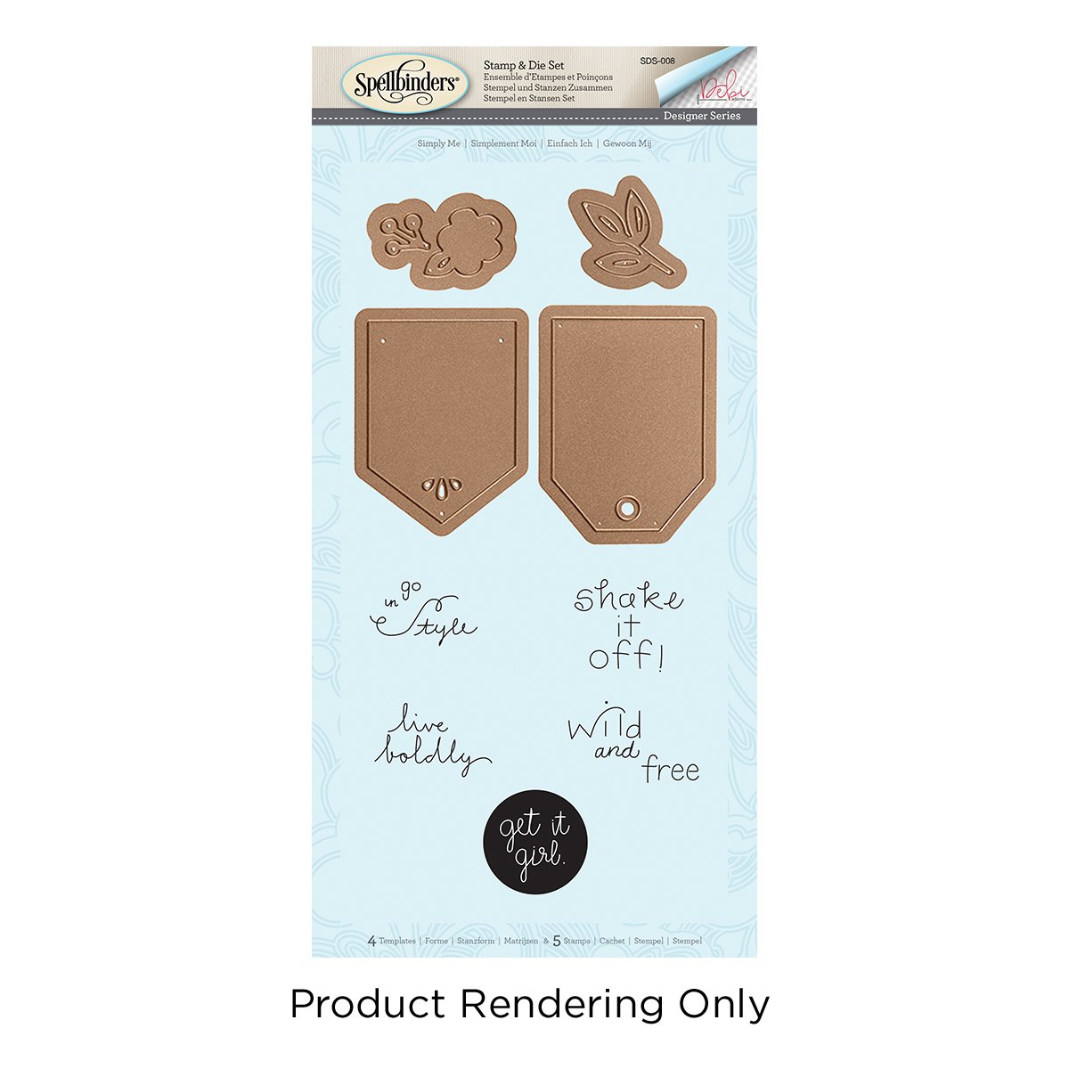 Spellbinders Base Per Porta Aperta In Metallo – Fustella Per Scrapbooking 46 Pezzi - 4