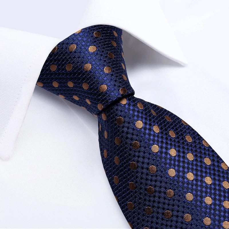Set de Corbatas para Hombre con Broche, Pañuelo y Gemelos miniatura 2
