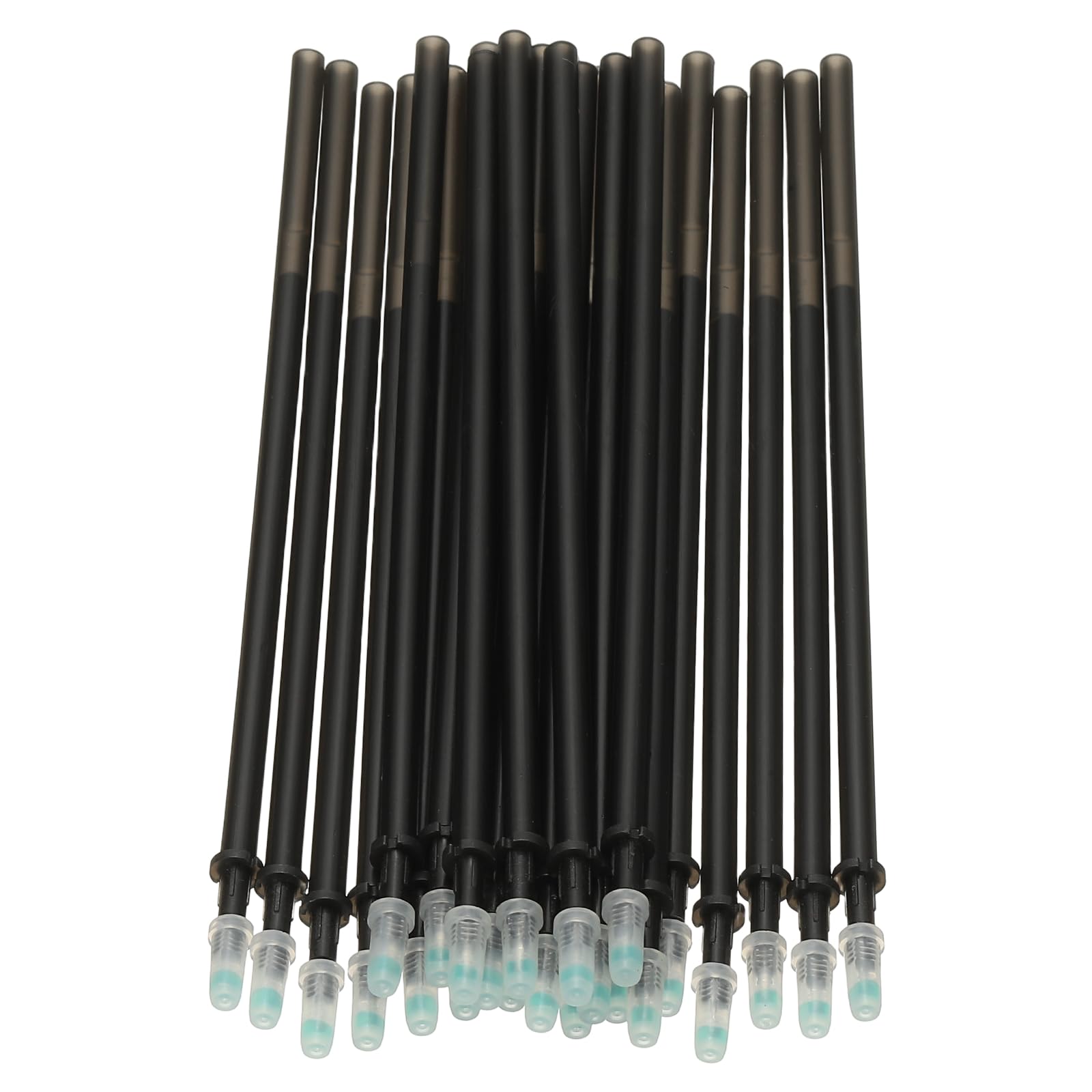 PATIKIL 24 Pcs Erasable Gel Pens Refills, 0.5mm Heat Erasable Pens Refills for Fabric Disappearing Ink Fabric Marking Pen for Sewing Quilting Writing, Black Ink โ image 1