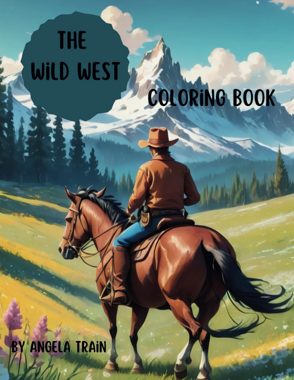 The Wild West: Coloring Book