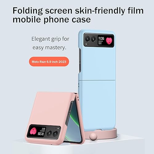 Miniatura 2 de Taneny Funda para Motorola Razr (2023), Moto Razr 2023 Funda delgada para teléfono anticaídas antiarañazos ultra fina de policarbonato duro,