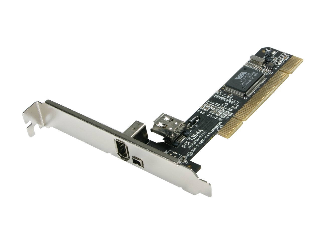 Rosewill 2+1 Port Firewire/1394a Low-Profile PCI Card (Cable Bundle) Components Other RC-501