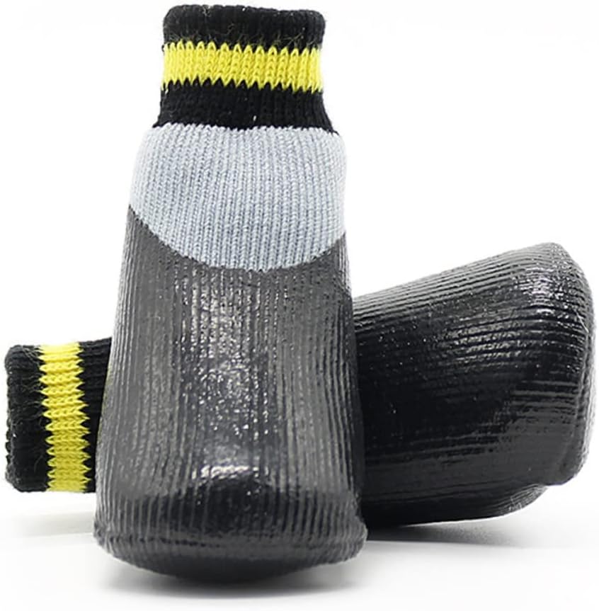 BESPORTBLE 4pcs Set Small Dog Shoes Paws Dog Boots Waterproof Socks Anti-slip Winter Shoes for Puppies 4 6179j VcNEL. AC SL1225