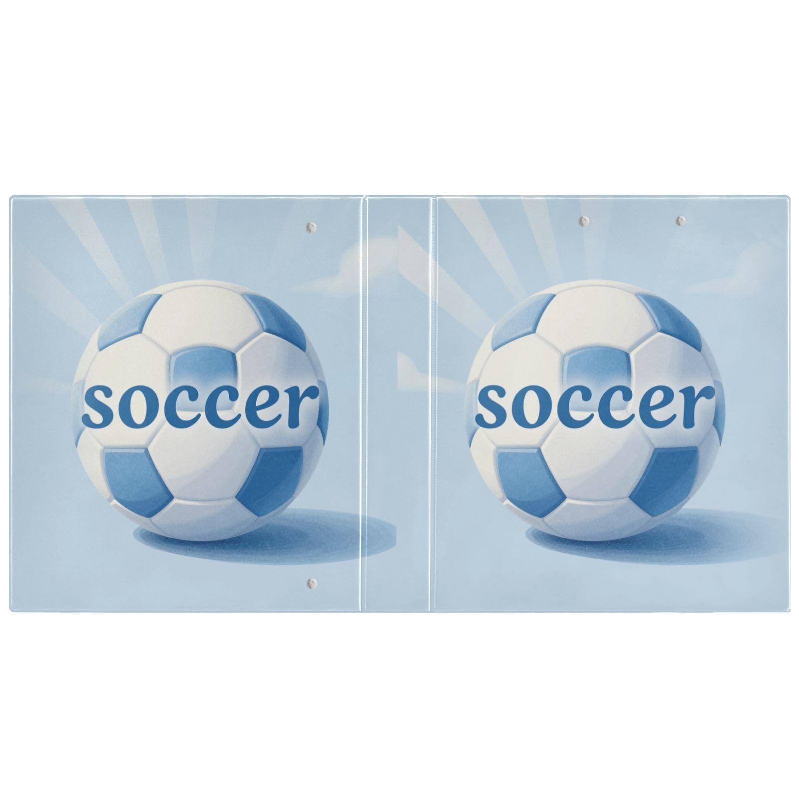 Raccoglitori per quaderni da 1 e mezzo pollice I Love Soccer
