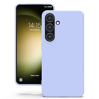 YATWIN Silicone Back Case for Samsung Galaxy S23 FE, Soft-Touch Phone Back Cover for Samsung Galaxy S23 FE - Lilac
