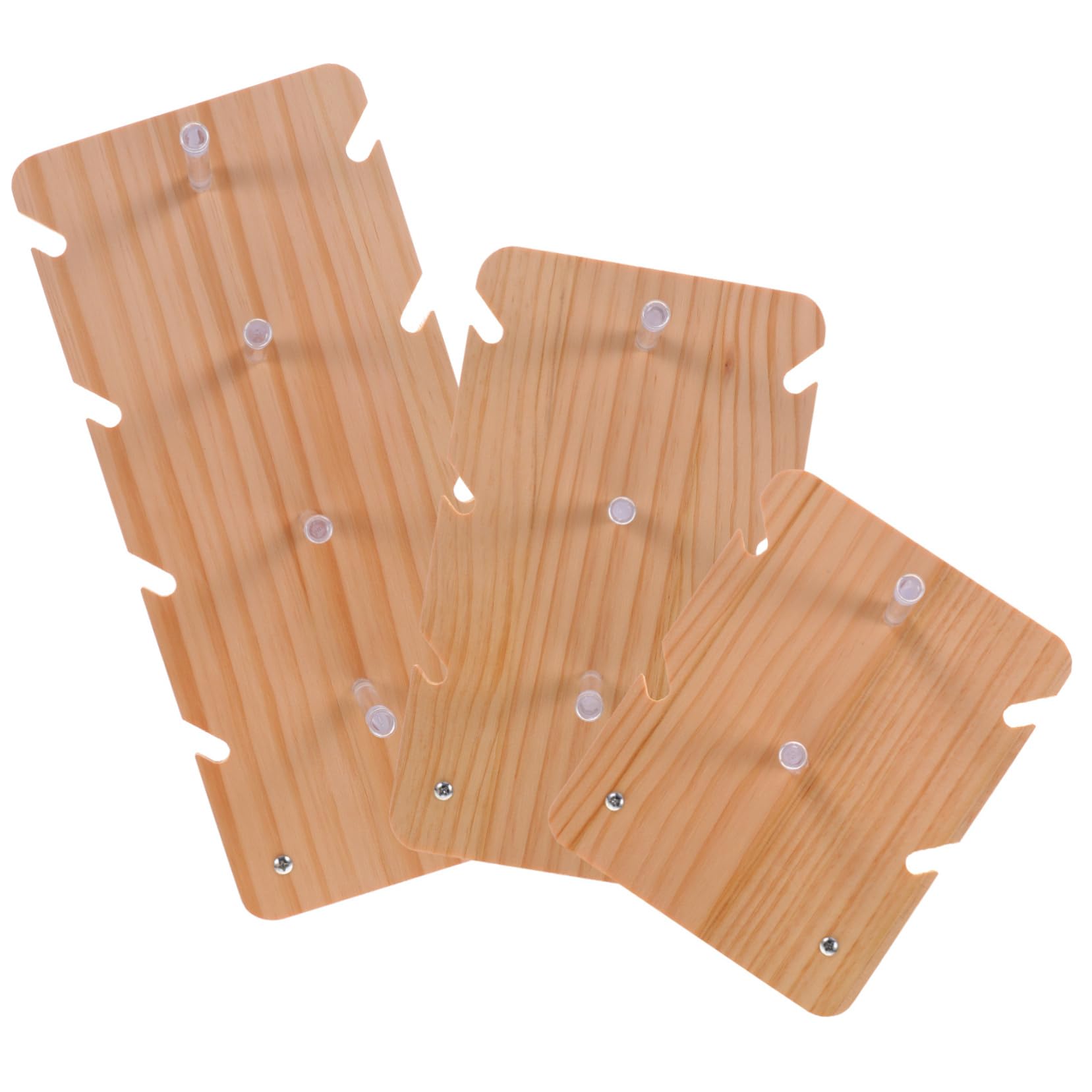 PRETYZOOM Sleek Sunglasses Holder 3-piece Eyeglasses Display Rack Space-saving Desk Decor for Glasses