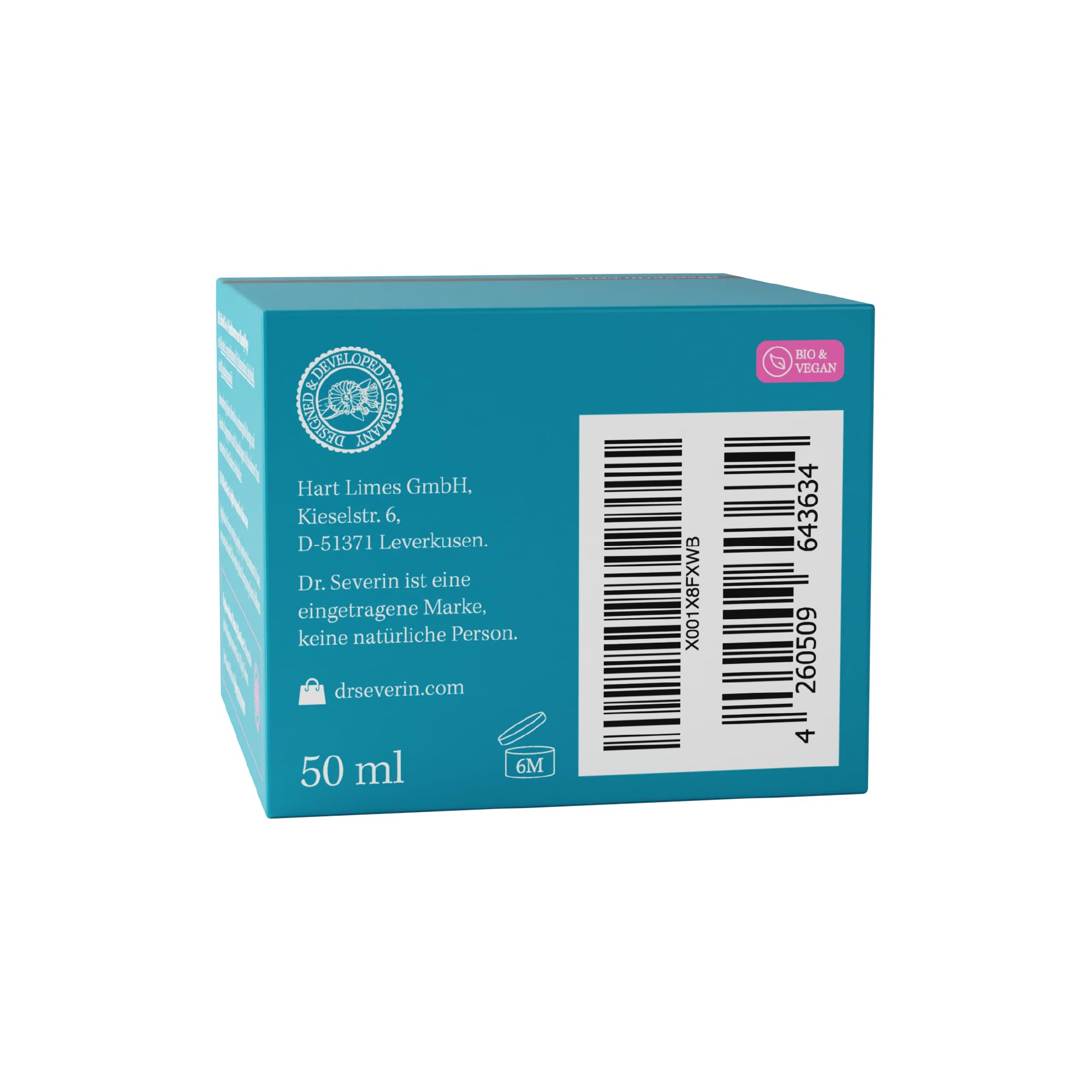 Dr. Severin Anti-Aging Lifting 3-in-1 Night Cream 50 ml I Gesichtscreme mit Hyaluronsäure, Squalane, Vitamin E, Macadamia Öl I Straffende Nachtcreme I Auch für Augenpartie, Hals und Dekolleté