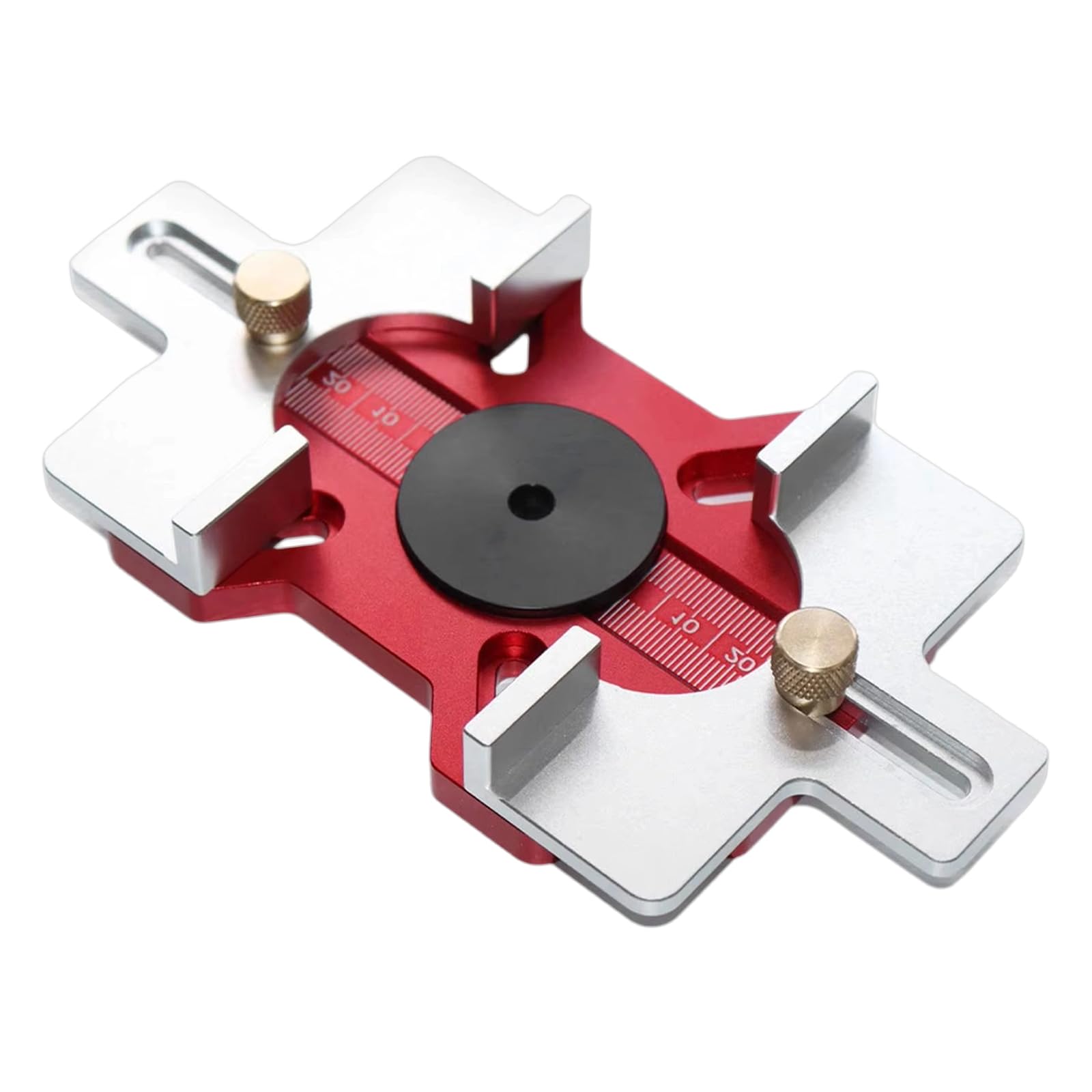 Aluminum Alloy Wood Router Slotting Locator Woodworking Positioning Ruler Grooving Tool for Accurate Marking Tool Woodworking Slotting