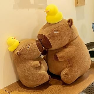 ぬいぐるみ カピバラ 置物 抱き枕 クッション マスコット リアル プレゼント かわいい ふわふわ 動物 背当て 部屋の装飾 アニマルズ グッズ キャラクター 店飾り 50cm 男女兼用 デザイン07 インテリア 安眠グッズ