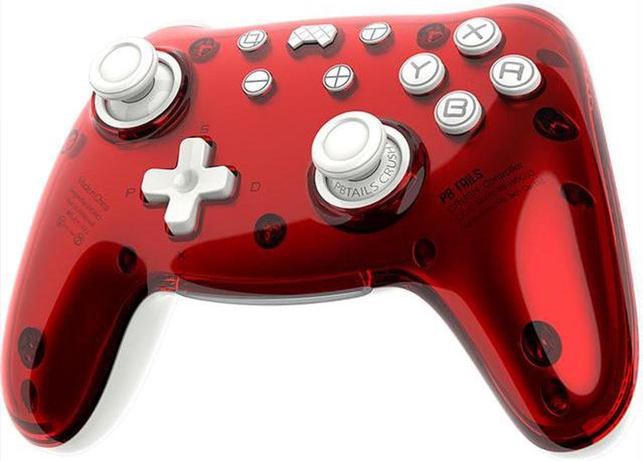PB TAILS Crush Bluetooth Wireless Gaming Controllers - Custom RGB, Hall Effect Joysticks and Triggers