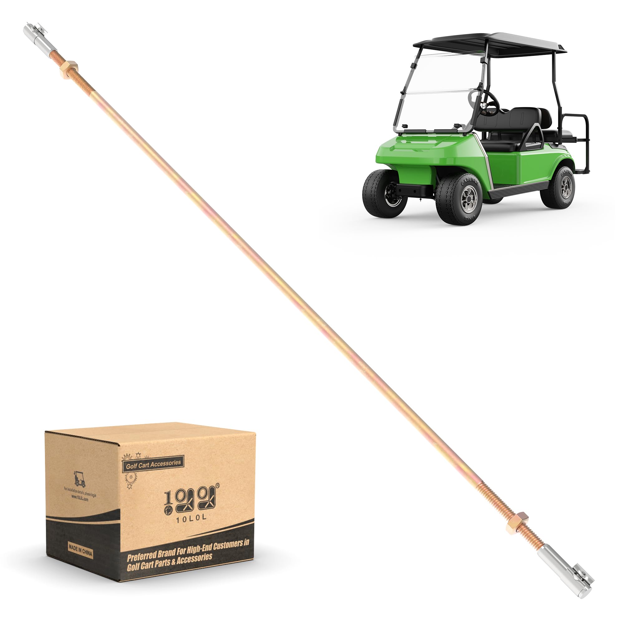Photo 1 of 10L0L Golf Cart Accelerator Pivot Rod Assembly Kit Fits Club Car DS Gas & Electric Golf Carts Years 1998-Up 101912401