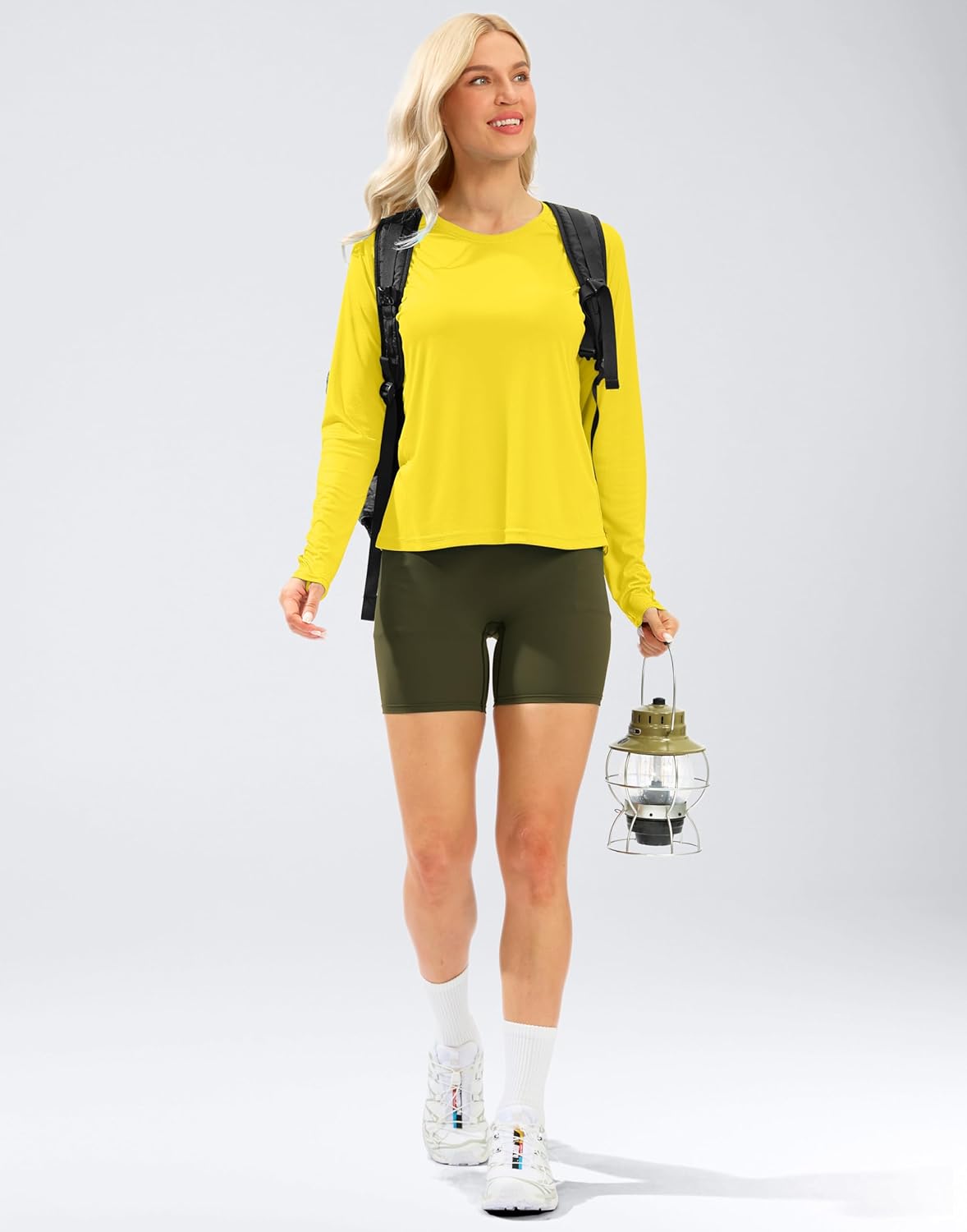 Women's UPF 50+ Sun Shirts Long Sleeve UV Protection Rash Guard Lightweight Quick Dry Workout Hiking Tops for Women - Image 6