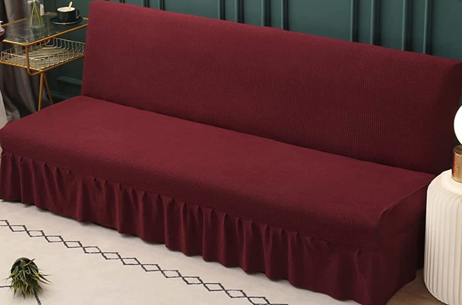 Housse de canapé extensible pour rénover facilement une banquette usée