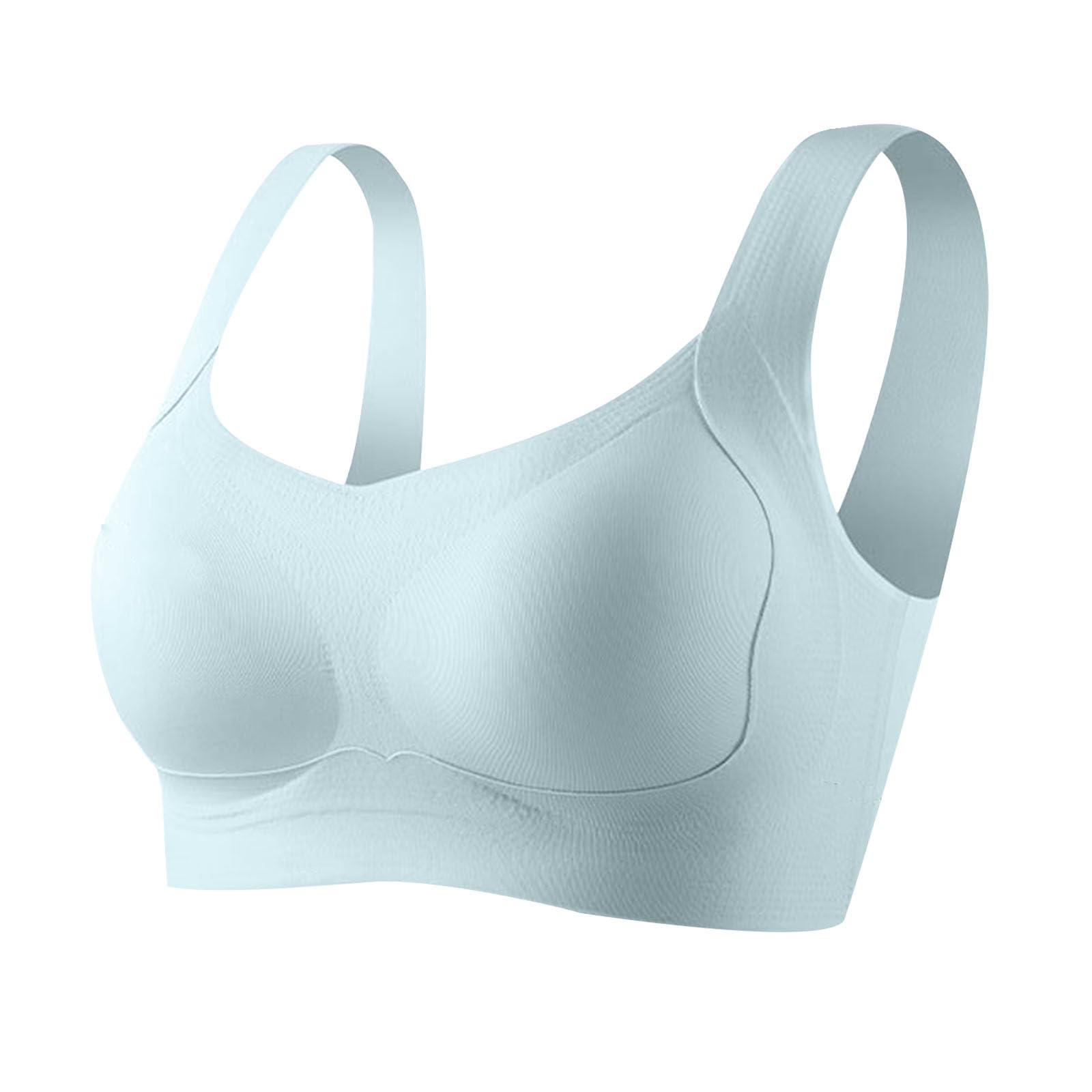 Womens Seamless Bras Full Coverage Daily Bra No Underwire Push Up Bralettes Wide Straps High Support Everyday Bras