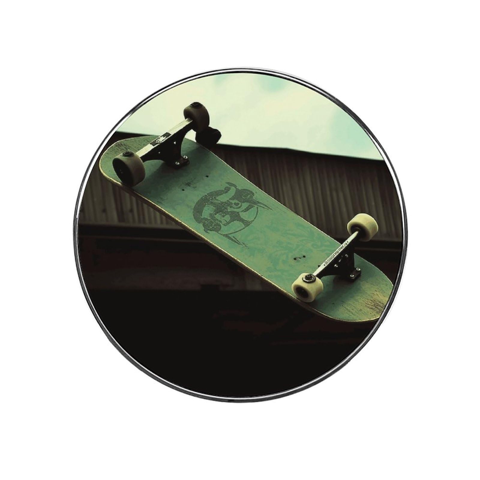 Adfgyerh Style Skateboard Refrigerator Magnets Circular Design，Stickers Home Decorations，Fridge Magnets For Fridge Plant Lovers Kitchen Office Locker Whiteboard Car Garage Decor.