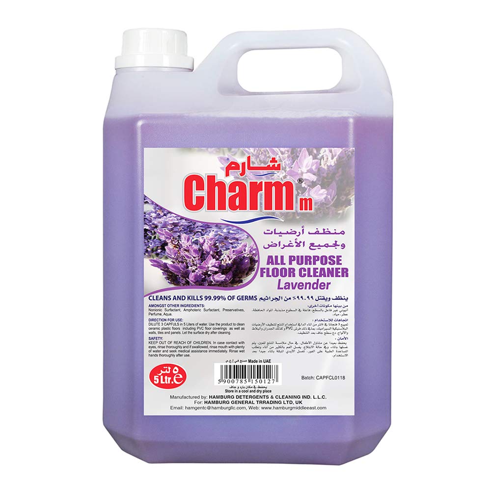Charmm Floor Cleaner Lavender, 5 Litre