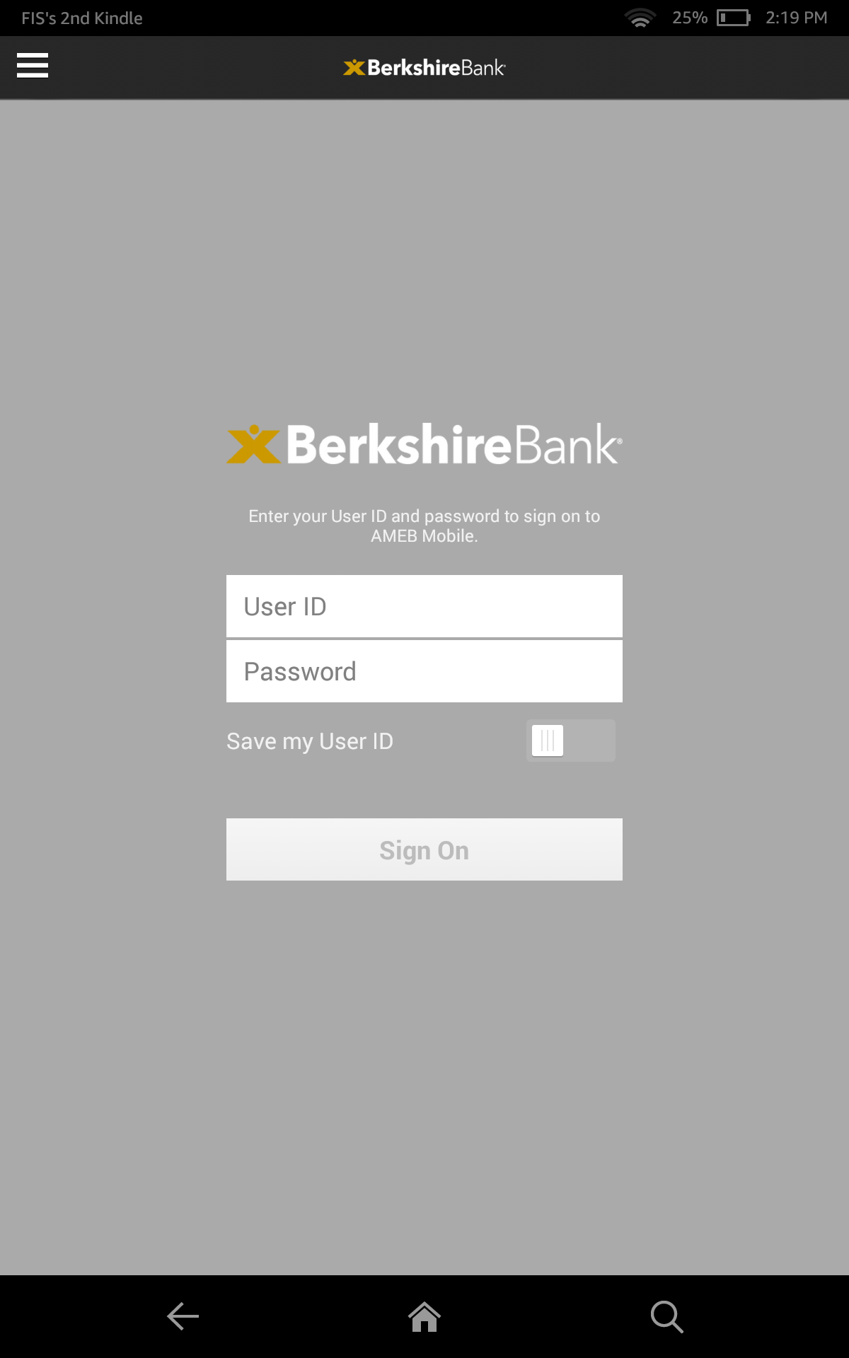 Berkshire Bank App on Amazon Appstore