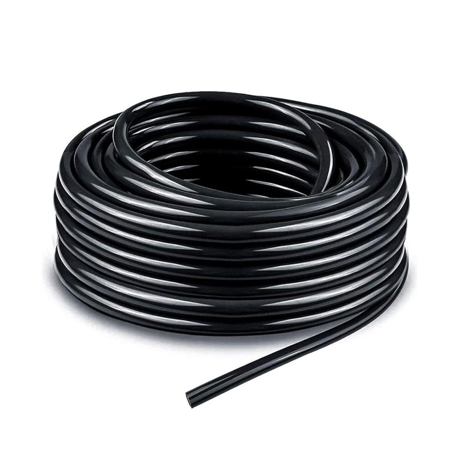 Tubo di irrigazione, tubo di distribuzione del giardino Tubo di alimentazione per irrigazione del prato in PVC per sistema di irrigazione del giardino 8mm 100m（328ft）