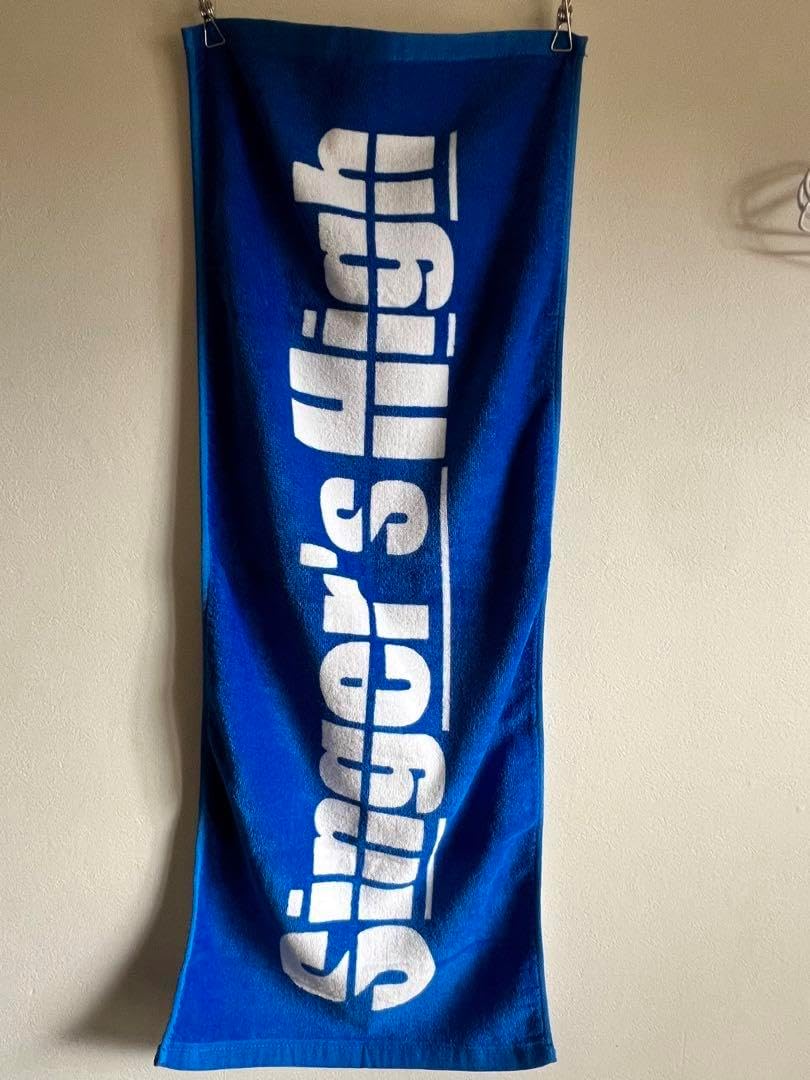 シンガーズハイ Singer's High タオル 青 シンガーズハイ タオル 青 シンガーズハイタオル 青