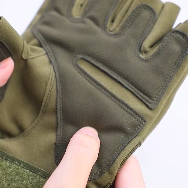 Esshogo Guantes De Moto Sin Dedos De Piel Microfibra, Ciclismo Entrenamiento Bike Fitness Guantes De Dedos, Adecuados Para Actividades Al Aire Libre, Escalada, Correr, Senderismo, Camping, Ciclismo