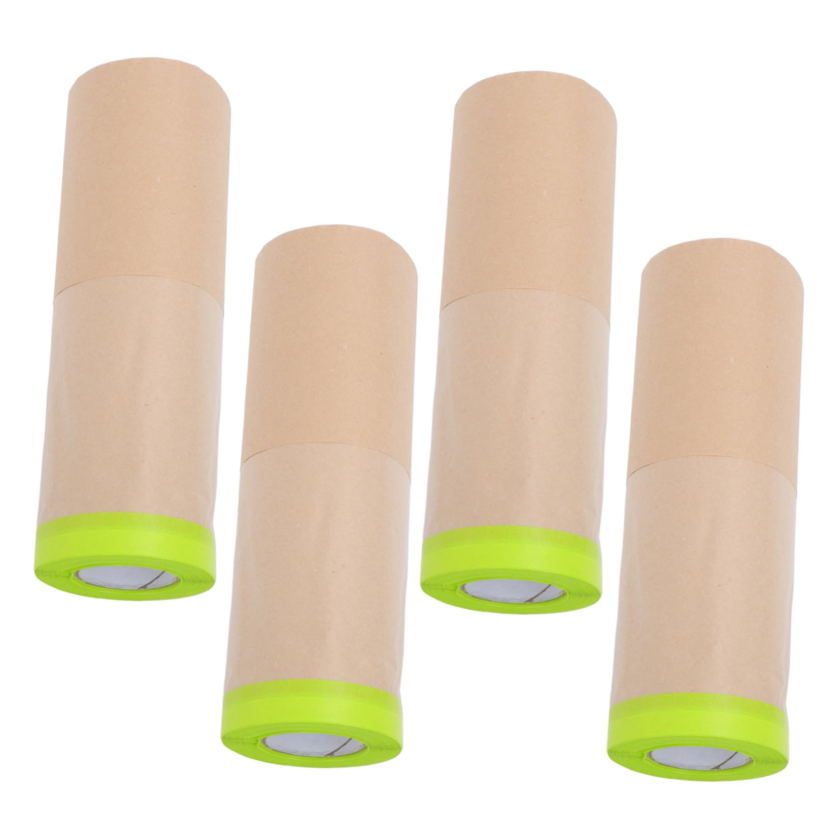 Película y papel de enmascarar protector para automoción y pintura general, pack de 4 8