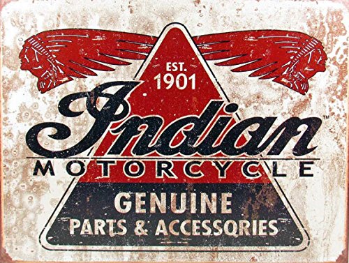 SHAWPRINT Indien Motos 1901 en métal de Style Panneau Mural publicitaire rétro Art