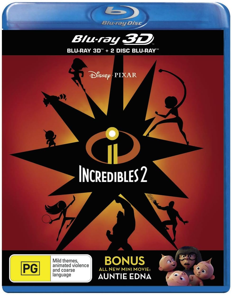 Incredibles 2 3D (Blu-ray 3D/2 Disc Blu-ray)