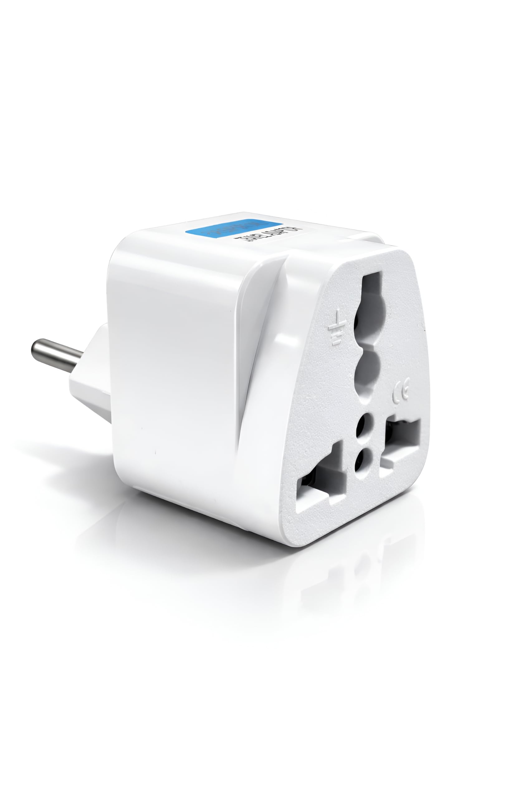Upix World to India Two Prong Travel Adapter Plug - USA, UK, China, Canada, Australia Adapter - Does Not Convert Voltage-image-38