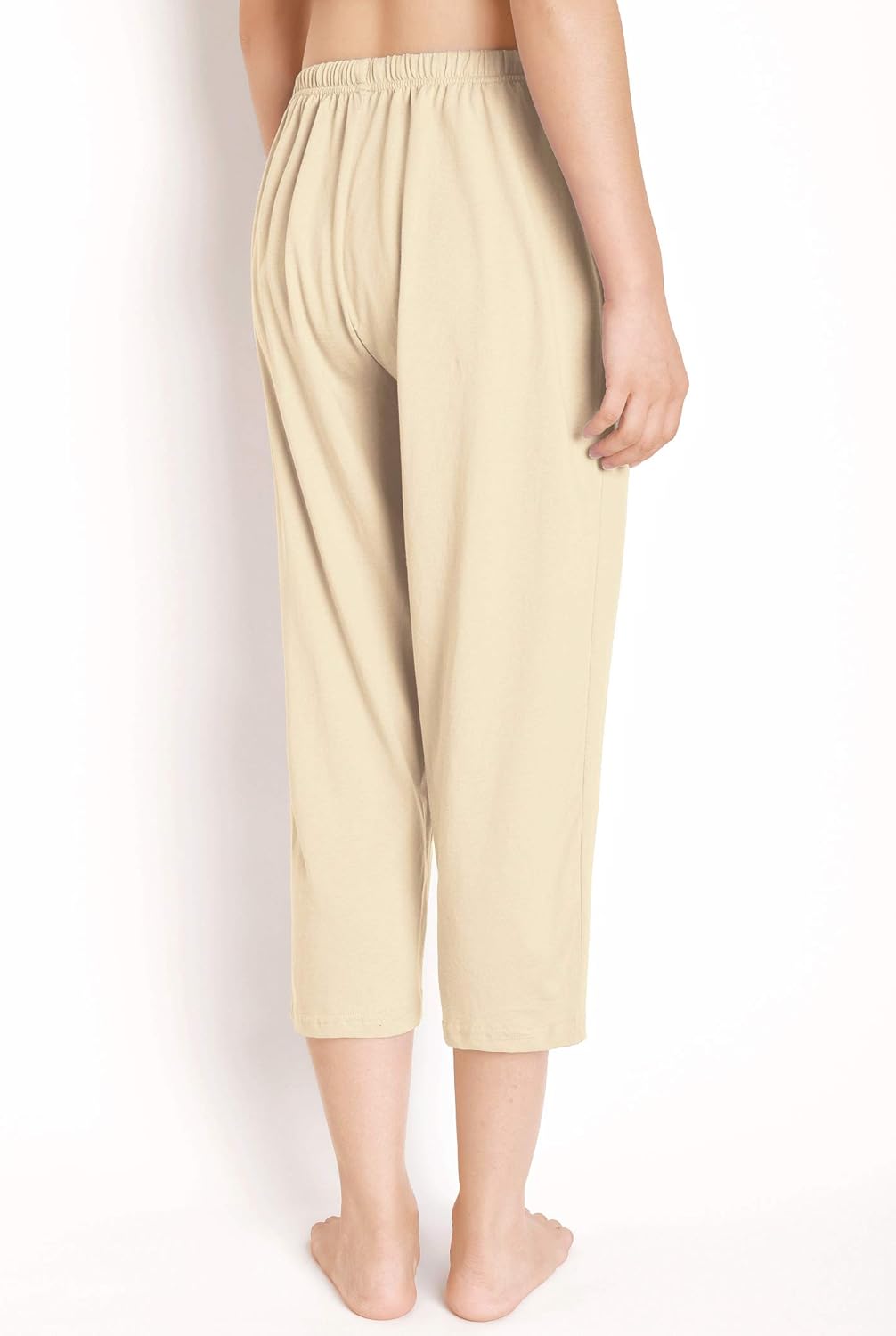 Latuza Women's Cotton Capri Pants Sleep Capris - Image 2