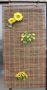 Amazon.co.jp: アジアン調すだれ1枚 約W88×約120㎝ 日除けすだれ