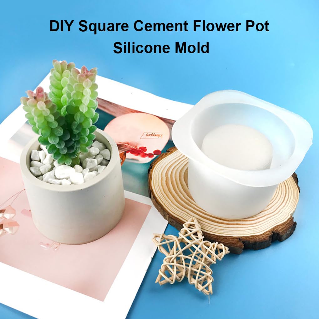 10 zestaw DIY silikonowa doniczka forma podwójna warstwa doniczka forma wazon formy do sadzenia do domu salonu biura styl 3