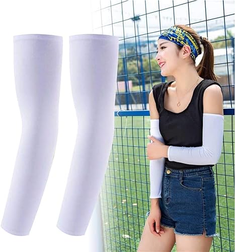 Miniatura 4 de 8 pares de mangas de protección UV para brazos deportes al aire libre baloncesto golf calentador mangas para el brazo ciclismo protección UV