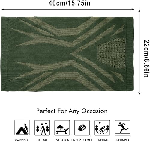 Miniatura 9 de WTACTFUL -Mascarilla tipo bufanda fresca y ligera para usar al aire libre, FPS 50, protección contra el polvo, sol y viento