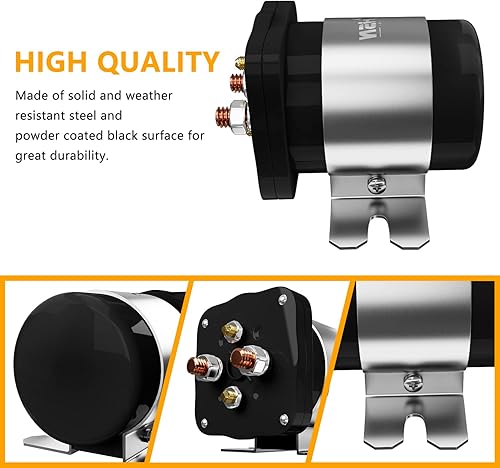 Miniatura 6 de Zhushan Aislador de la retransmisión de batería de 12VDC 200A, retransmisión continua de audio móvil de 4 terminales 586-902 586-105111 114-1211-020