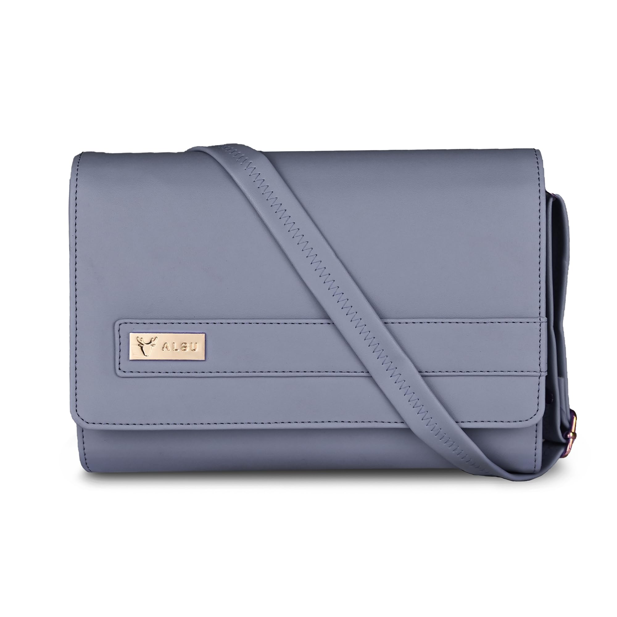 ALSU Women's trendy Sling Bag | handbag | purse | crossbody bag| deattachable straps | adjustable straps |card slots side bag| phone pocket