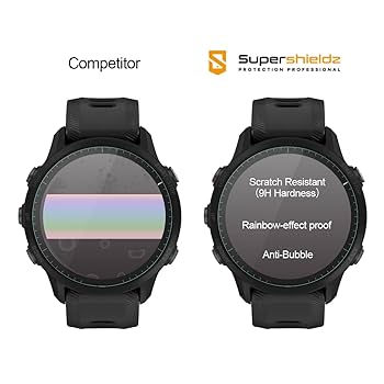 GARMIN Forerunner 955【9Hガラスフィルム】あひ Amazon.co.jp: 【3枚セット 日本旭硝子製】 用 Garmin