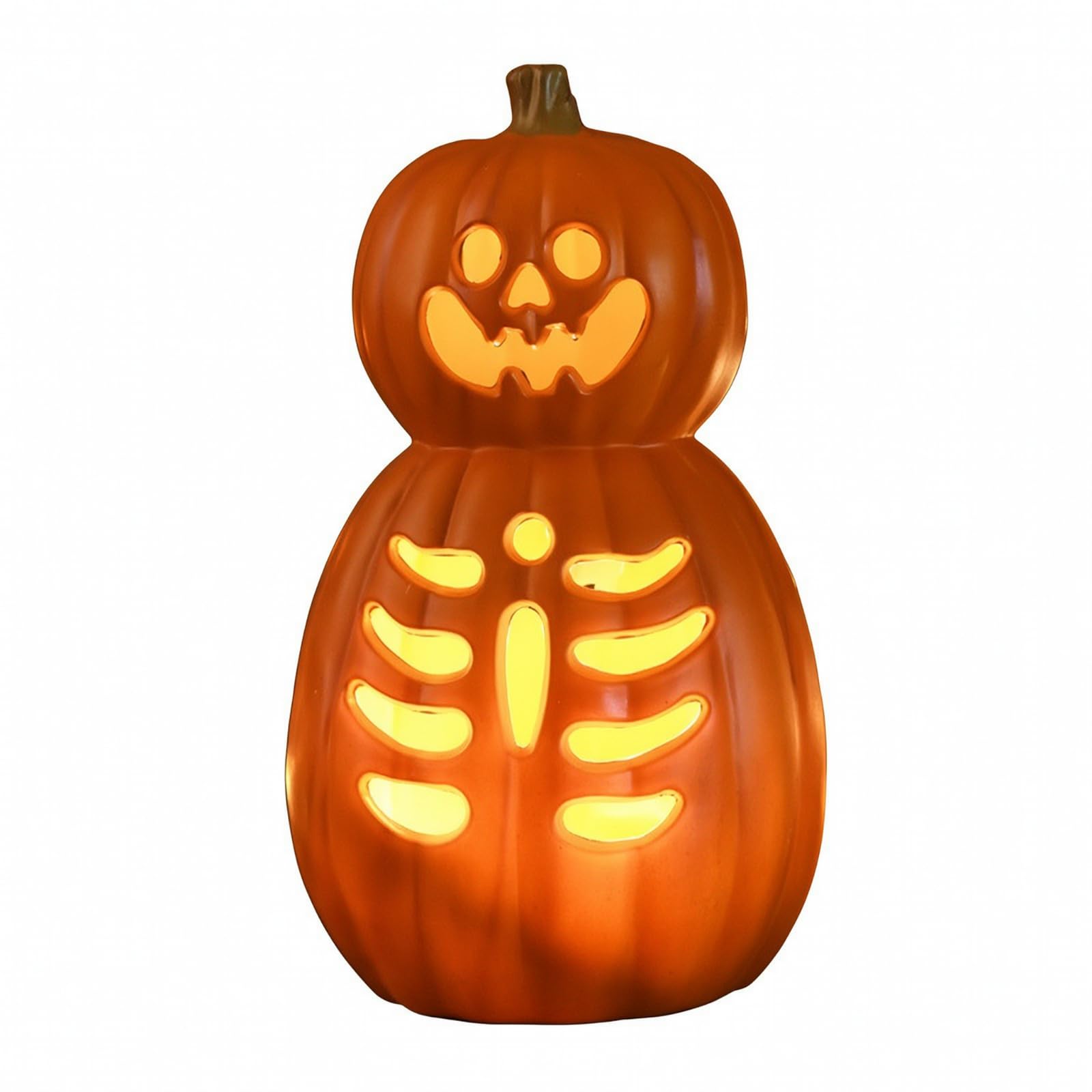 Milageto Zucca Intagliata con Luce Spettrali, Style to 9 | Luminoso, Luci a Forma di Zucca, Luminose, per Vetrine