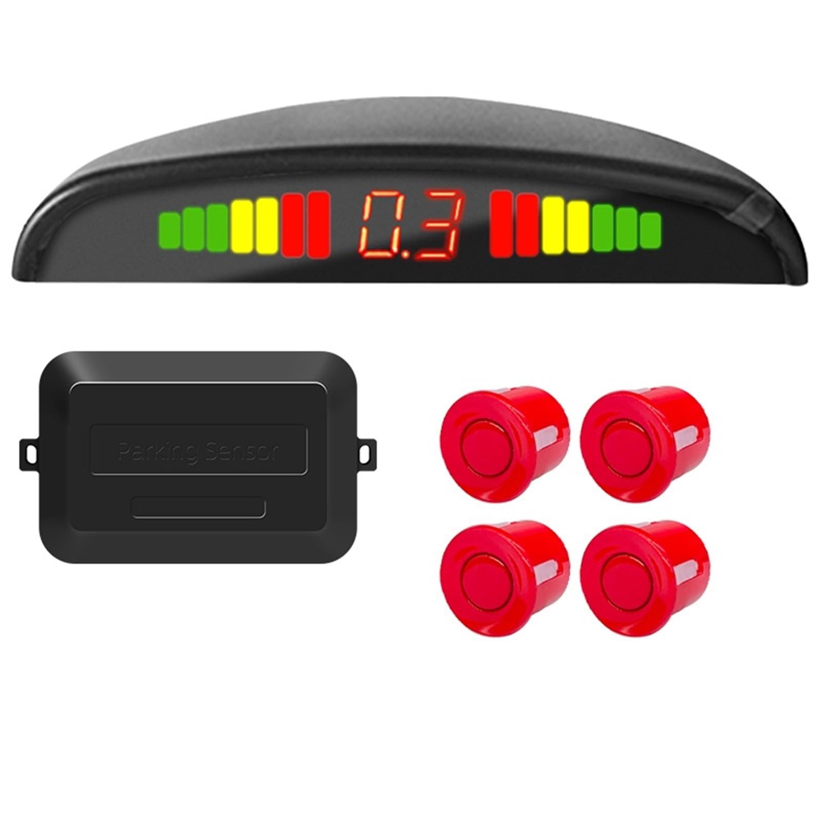 radar Recul Kit De Capteurs Stationnement Pour Voiture 4 22 Mm Radar Recul Système D'alerte Sonore Alarmes À Induction Moniteurs D'angle Mort