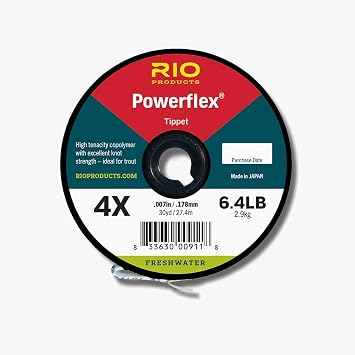 Rio Powerflex Light Gray Copolymer Tippet 18