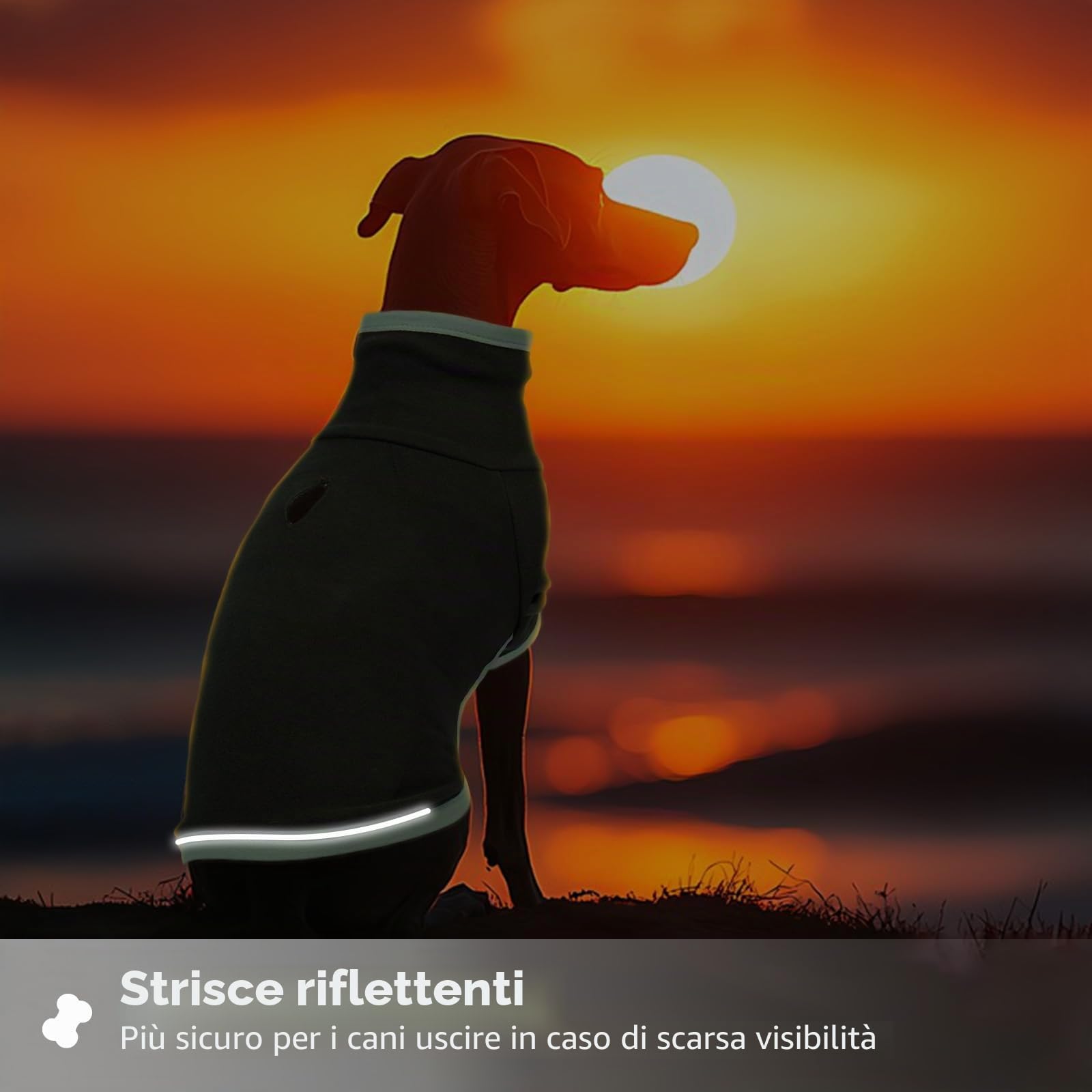 Giacca Invernale per Cani, Cappotto Invernale Maglioncino Pile Cane Taglia Media Pigiama Giubbotto Invernale Facile da Indossare(Verde militare, XL)