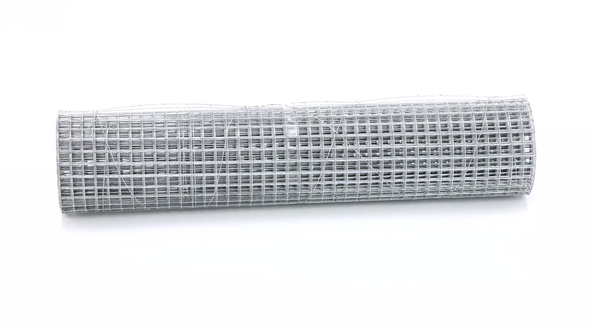 Grillage Soudé Galvanisé Alberts - Maille 12,7x12,7 Mm, Hauteur 50 Cm, Longueur 5 M (acier Zingué)