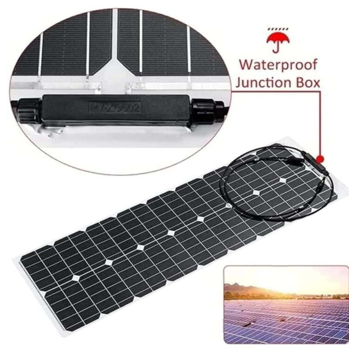 Kit Pannello Solare,Pannello Solare Monocristallino Ad Alta Efficienza, Caricabatteria Mono Solare da 400W/600W, con Regolatore 40A per Camper Domestico,2x200W