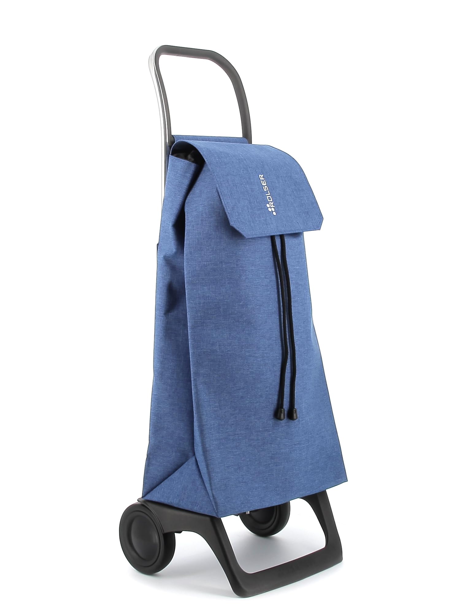 Rolser Jet Tweed 2 Wheel Shopping Trolley - Blue