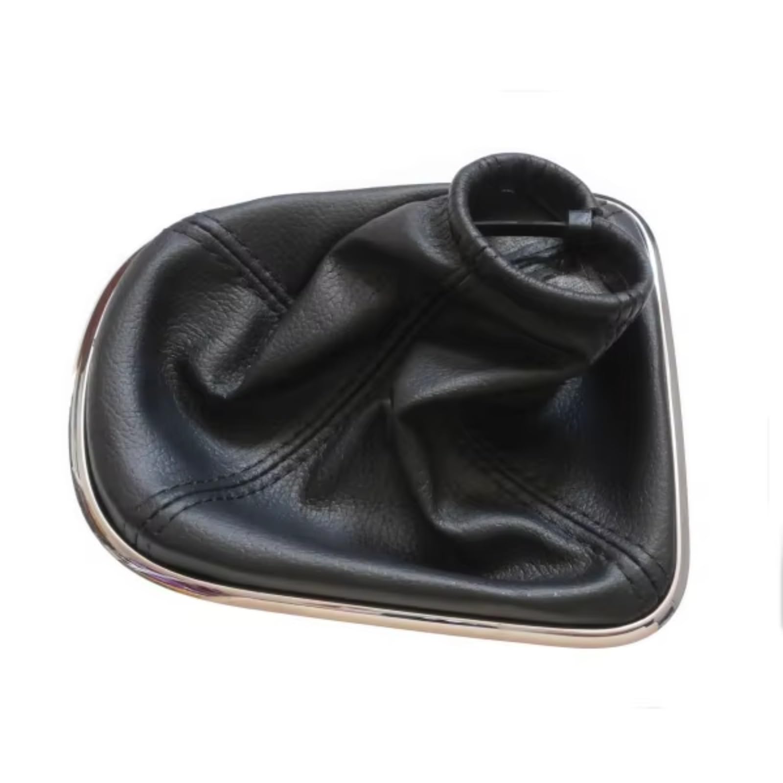HILLAR Car Gear Stick Knob for Chevrolet for Cruze 2008-2012 Shift Gear Knobs Gaitor Leather Boot with Chrome Frame