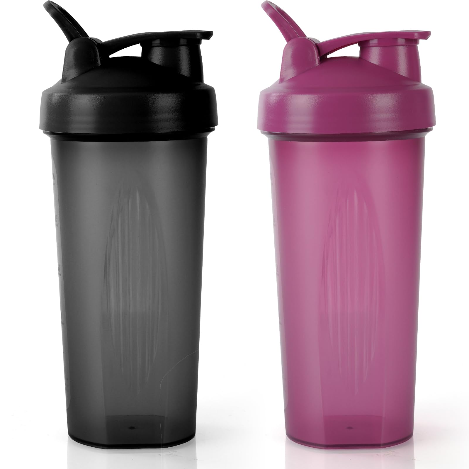 AOGOE Protein Shaker, Eiweiß Shaker, proteinshaker mit Messskala und Henkel - BPA Frei, auslaufsicher, Langlebiger, Geruchsneutraler, Shaker für cremige Whey Proteinpulver Shakes